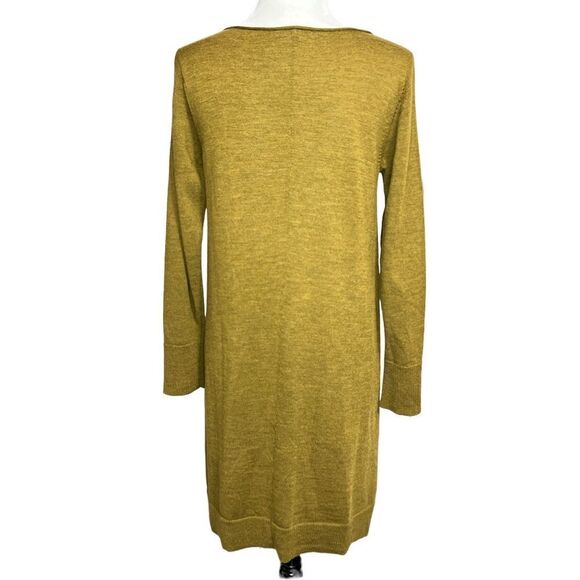 eileen Fisher Shift Dress 100% Merino Wool Dress Sweater - Picture 4 of 9